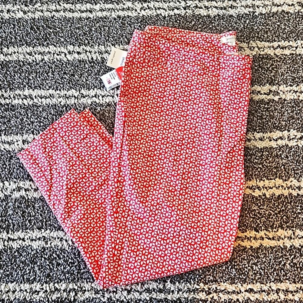 Jennifer & Grace Stretch Spandex Pull On Ankle Pants size 16 - Picture 9 of 11